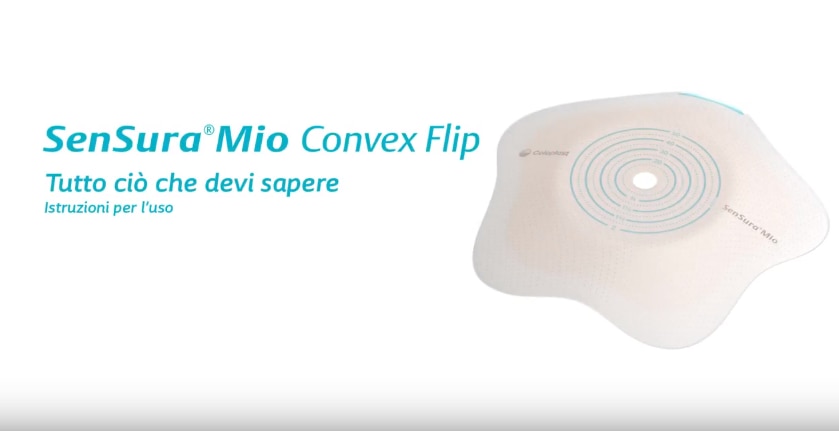 SenSura® Mio Convex Flip sistema 2 pezzi