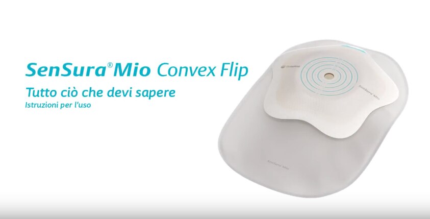 SenSura® Mio Convex Flip sistema 1 pezzo per colostomia