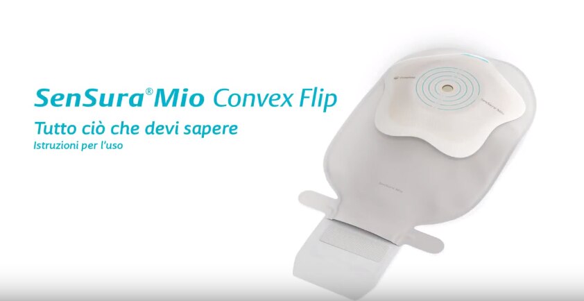 SenSura® Mio Convex Flip sistema 1 pezzo per ileostomia