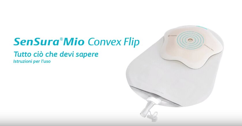 SenSura® Mio Convex Flip sistema 1 pezzo per urostomia