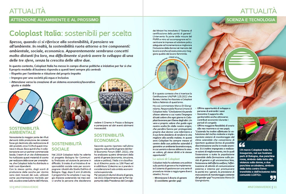 Sosteniblità Coloplast
