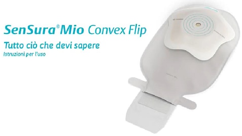 SenSura® Mio Convex Flip monopezzo aperto